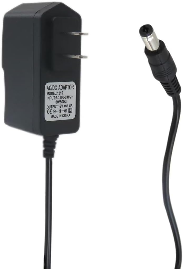 Vicue 9.84ft 12V Black Power Supply Adapter Cord for Yamaha keyboards P45, P48, P105, P115, P121, P125, P128 - Image 2